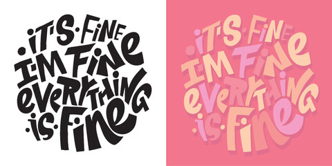 Cute hand drawn doodle lettering quote. Lettering for t-shirt design, mug print, bag print, clothes fashion. 100% hand drawn vector image.