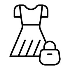 Fashion Vector Line Icon Design