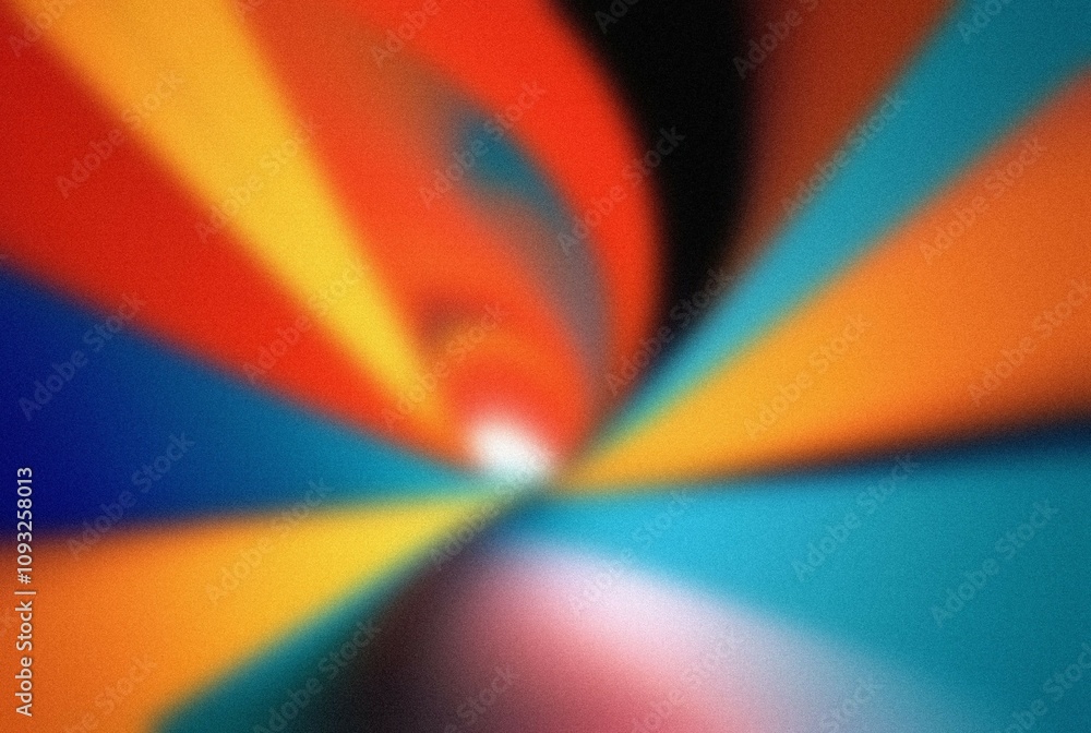 Poster vivid color burst. abstract image of vibrant hues radiating outwards symbolizing energy and movement