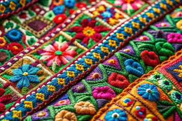 Embroidered fabrics