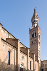 Fototapeta premium Crema, Lombardy, Italy - Views of the historic city center