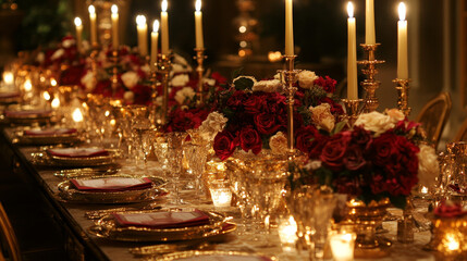 Elegant Candlelit Romance.