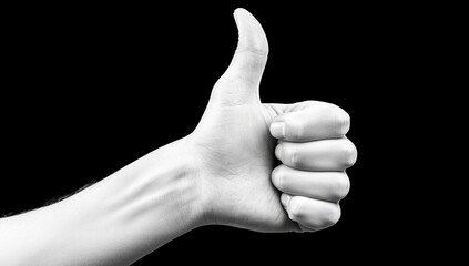 This X-ray image shows a thumbs up, symbolizing approval for radiation safety practices.