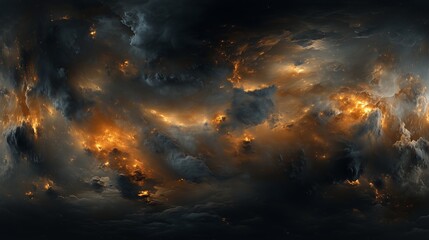 Naklejka premium 宇宙と星々