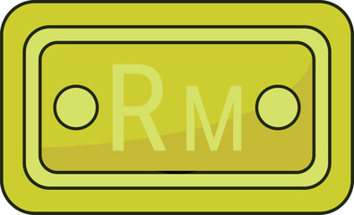 Malaysian Ringgit Note Icon Currency Finance Illustration