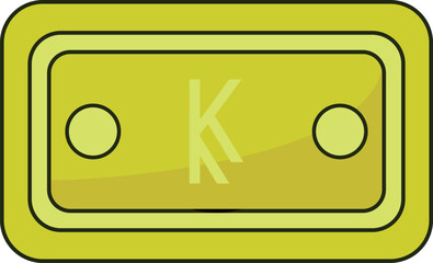 Kenyan Shilling Note Icon Currency Finance Illustration