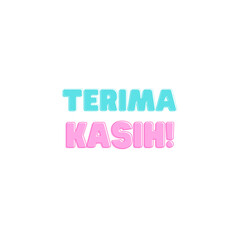 Thank you, terimakasih, thanks, alphabet, colorful, vector, message, terima kasih
