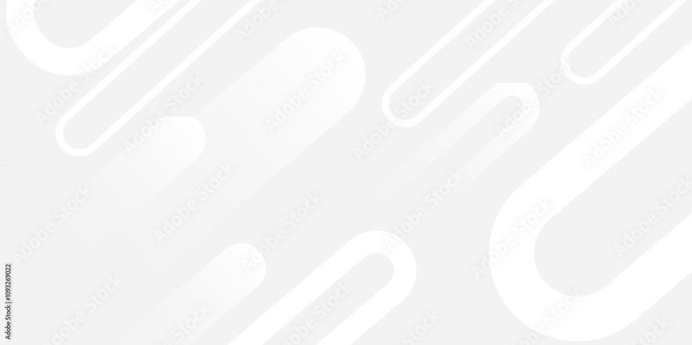 Aufkleber abstract white background banner. white template banner with gradient color geometric white light ba