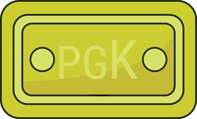 Kina Note Icon Currency Finance Illustration