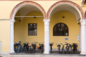 Crema, Lombardy, Italy - Views of the historic city center