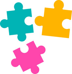 Fototapeta premium Jigsaw puzzle pieces