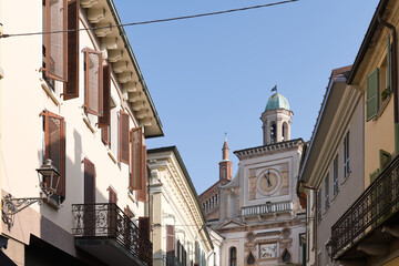 Crema, Lombardy, Italy - Views of the historic city center