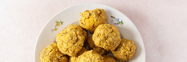 Gluten-free chickpea buns made with almond and chickpea flour, offering a straightforward, nutritious, and protein-rich choice for gluten-free baking, banner