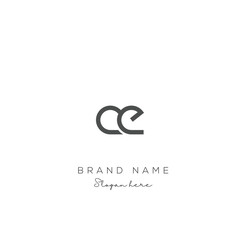 AE Letter Logo Design. Modern minimalistic creative AE letter initial icon vector template. Premium logo with Objects design. Elegant corporate identity.