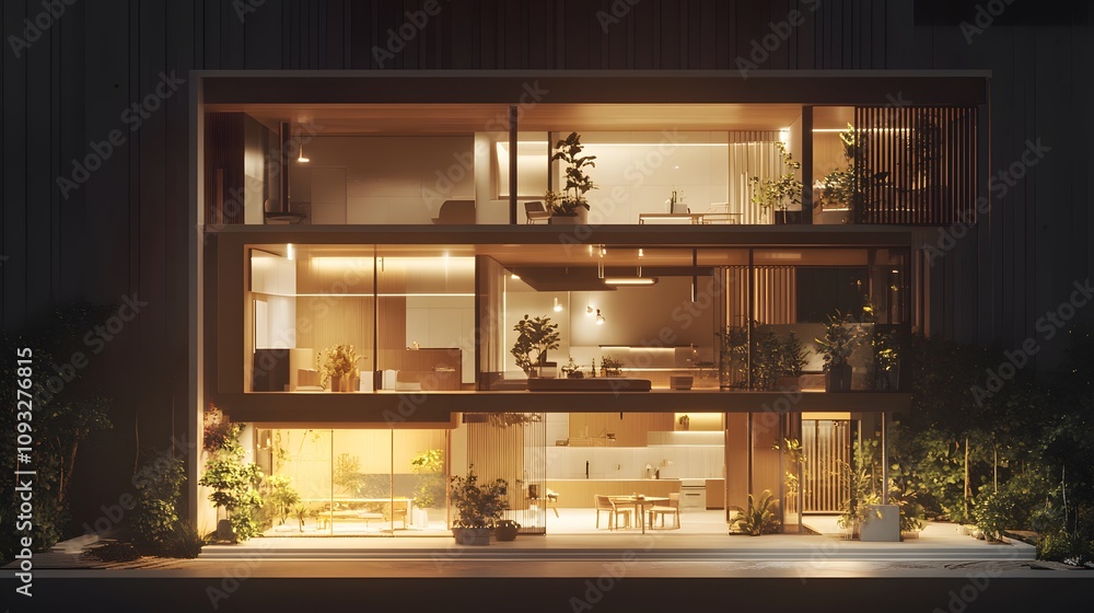 Poster A digital design studio displaying 3D glowing climate-smart architecture tools and 2D actionable plans. 4k resolution, Cinematic Scene