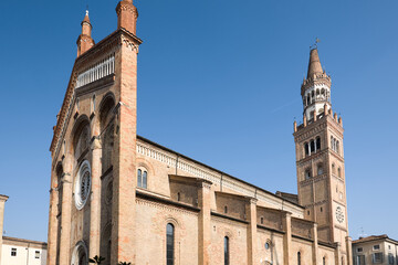 Obraz premium Crema, Lombardy, Italy - Views of the historic city center