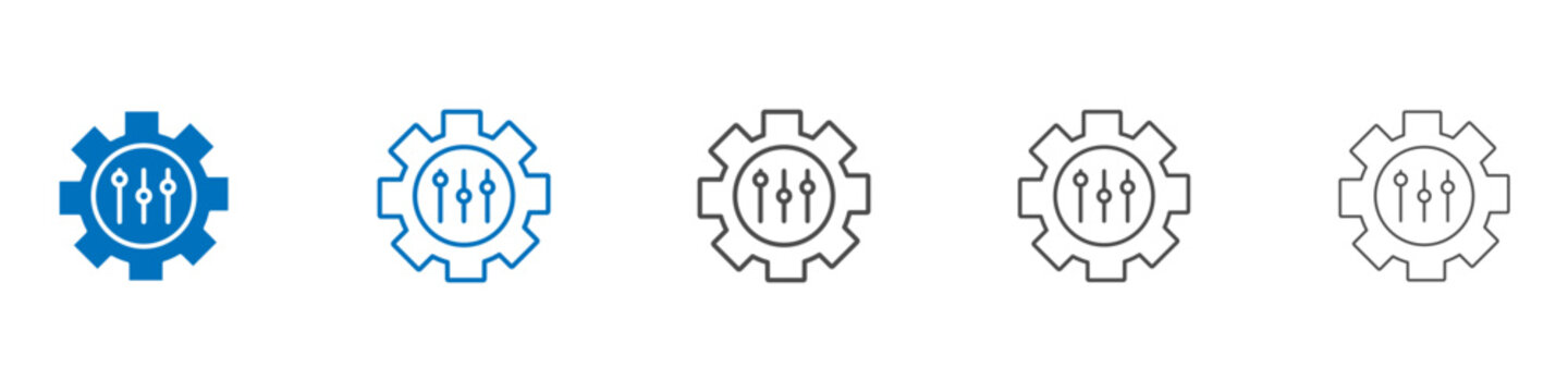 Customization icon vector set collection for web