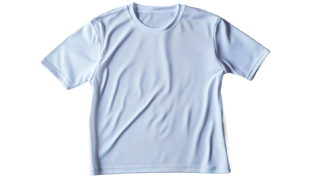Isolate action of wearing moisture-wicking sports t-shirt home gym product photography indoor close-up focus