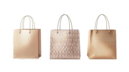 Elegant shopping experience isolated luxury bags retail store product showcase minimalist environment front view