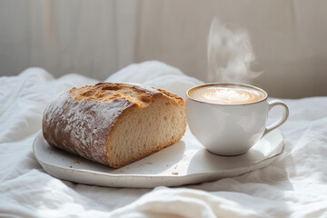 bread and coffee