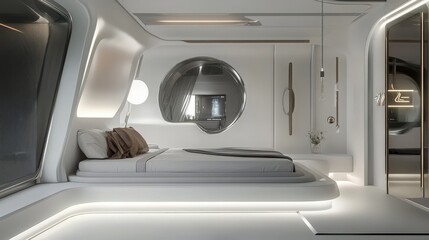 Fototapeta premium interior of a modern bedroom