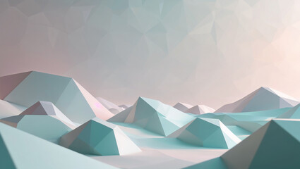 Mountain range with a blue sky background