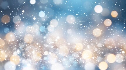 Obraz premium an abstract Christmas bokeh background, showcasing a blend of colorful orbs and sparkling lights.