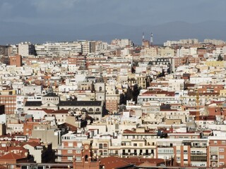 Fototapeta premium The panorama view of Madrid, Spain