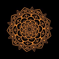Beautiful Colorful Mandala Design .