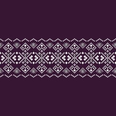 Ethnic Figure aztec pixel style. Geometric ikat oriental traditional art pattern.Design for ethnic background,wallpaper,fashion,clothing,wrapping,fabric,element,sarong,graphic,vector illustration