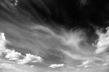 Grey storm clouds