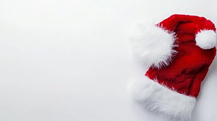 santa claus christmas xmas hat isolated on white background