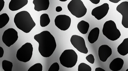 Obraz premium Leopard spots in charcoal black and soft silver, irregular abstract design, seamless pattern, light gray backdrop, vector illustration, Photorealistic