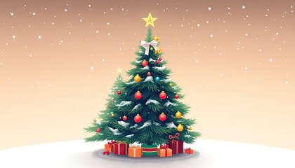 Obraz premium christmas tree