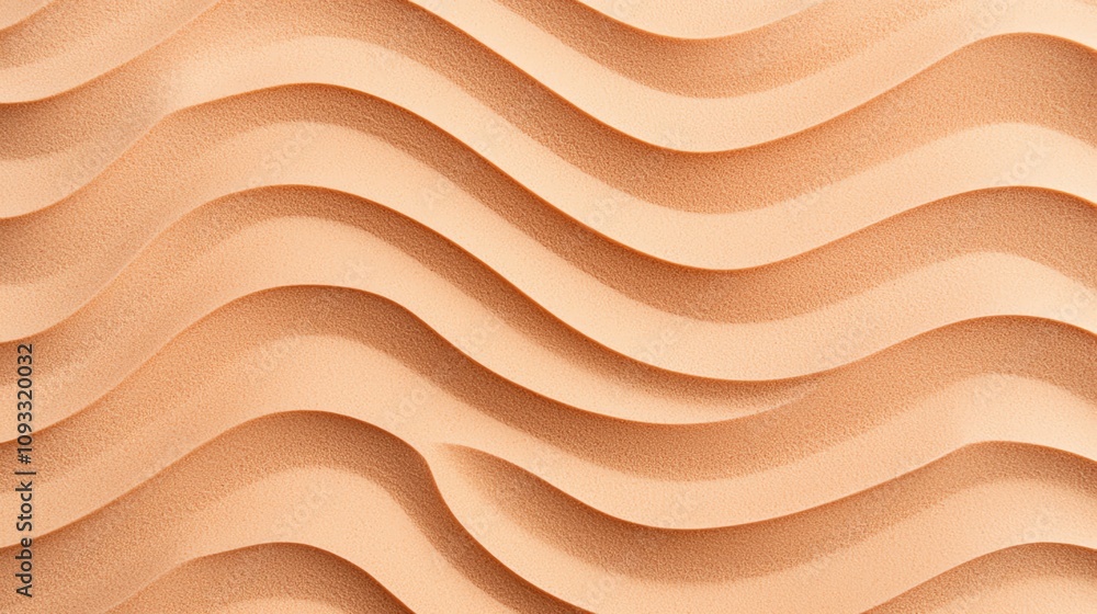 Poster abstract wavy texture in warm peach tones, perfect for backgrounds or artistic projects that require