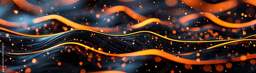 Aufkleber an abstract image showcasing flowing lines and vibrant colors, perfect for backgrounds and design pr