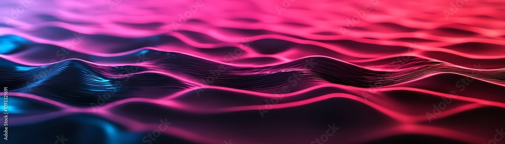 Aufkleber colorful wave patterns create a mesmerizing visual effect, perfect for backgrounds, digital art, and
