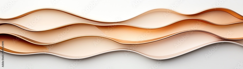 Poster elegant abstract waves create a smooth, flowing design, ideal for modern backgrounds and artistic pr