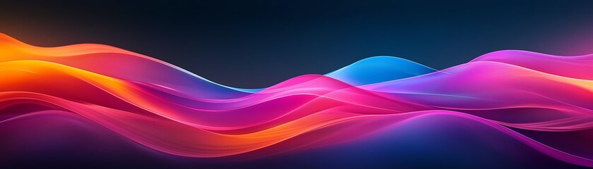 Vibrant waves of color blending seamlessly, creating a stunning visual effect that captivates and inspires creativity.