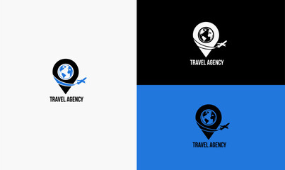 Travel agency logo design 