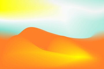 abstract orange background with waves