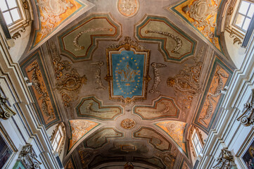 Obraz premium Celano, L’Aquila. Church of San Michele Arcangelo or S. Angelo