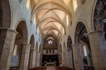 Obraz premium Celano, L’Aquila. Church of St. John the Baptist