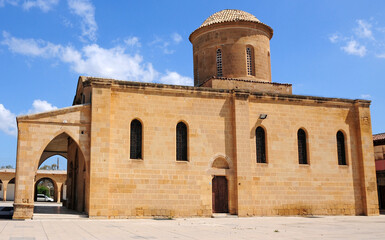 Obraz premium Located in Guzelyurt, Cyprus, St. Mamas Church and Icon Museum is a tourist attraction.