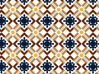 Abstract geometric ceramic floor tile background pattern 