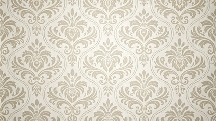 Damask seamless wallpaper background, vintage aesthetic, elegant damask pattern
