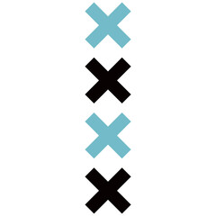 Obraz premium Retro funky graphic. Abstract geometric shapes. Circle and triangle, graphic 90s funky memphis ornaments, abstract design elements. Memphis design retro elements.