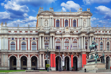 Fototapeta premium Palazzo Carignano, Turin, Italy