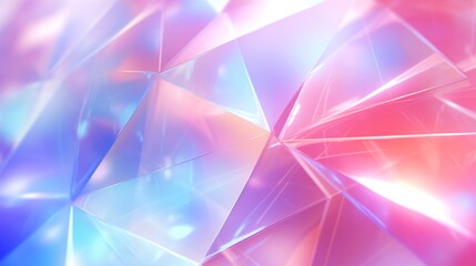 Abstract prism background with vibrant holographic colors