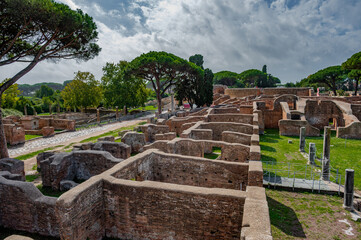 Ostia, Lazio. Archaeological Park of Ostia Antica
